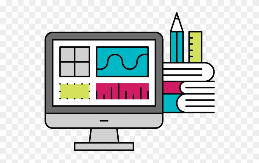 Display Clipart University Professor - Computer Monitor - Png Download