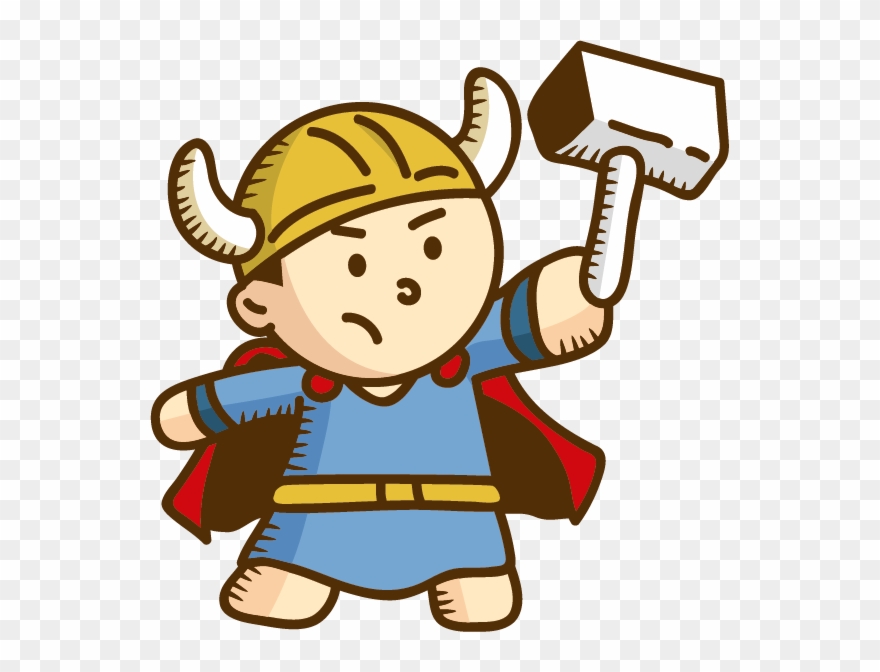 Redux-sagas Are The Hot New Way Of Working In The Redux - Cartoon Viking God Thor Clipart
