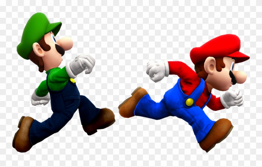 Baby Walking Clip Art - Super Mario Running - Png Download