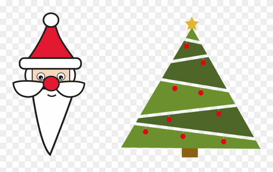 Clipart Deco Noel Gratuit Amp Clip Art Images - Triangle Christmas Tree Clipart - Png Download
