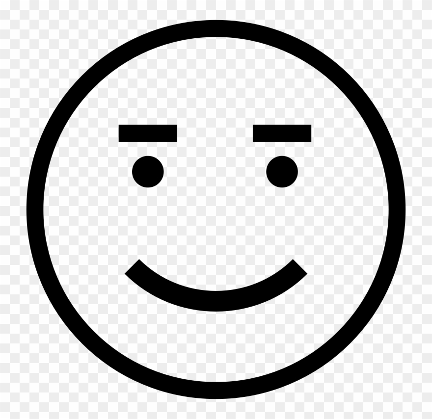 Clipart - Simple Smiley - Png Download