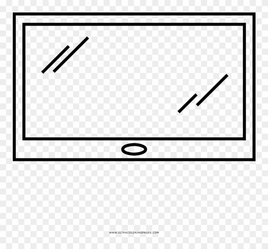 Tv Coloring Page Ultra Coloring Pages - Television Clipart