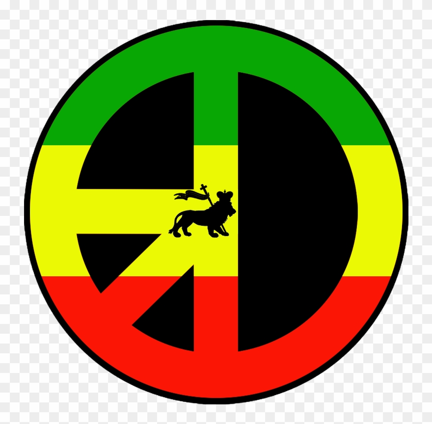 Weed Symbol Wallpaper - Peace Reggae Clipart
