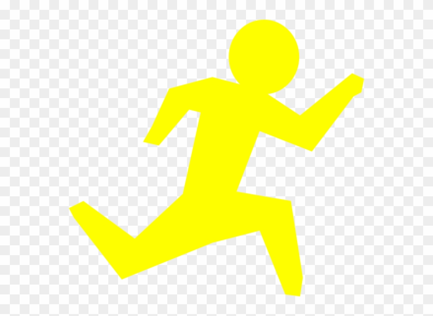 Running White Icon Png Clipart