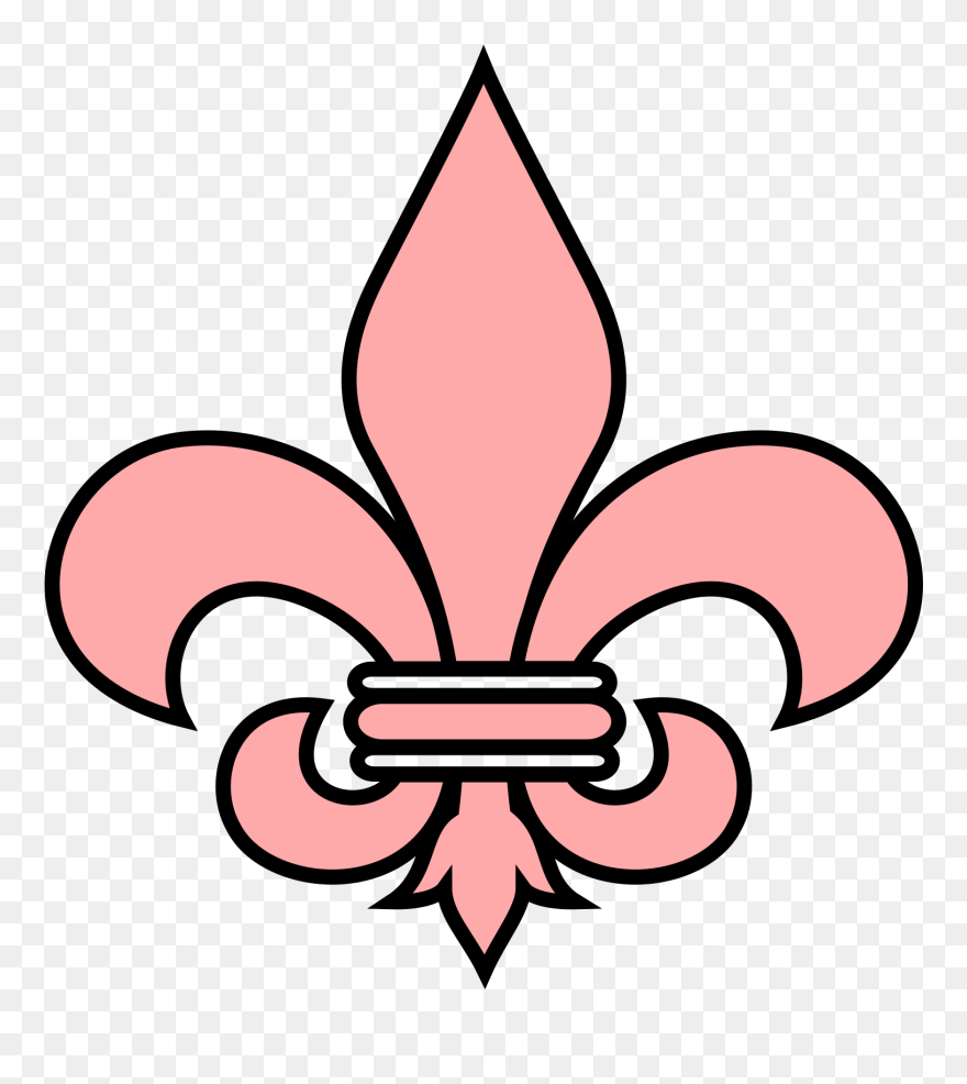 Flor De Lis Para Colorear Clipart