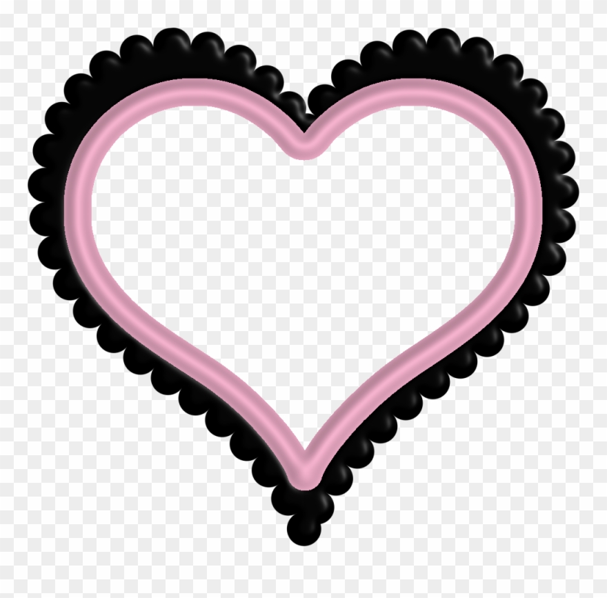 Tubes Coeurs Heart Clip Art, Missing You Love, Clean - Hearts Photo Frame Png Transparent Png