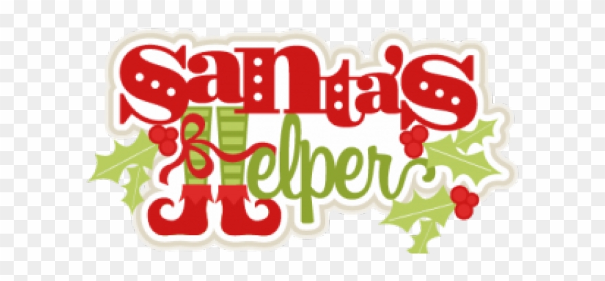 Santa's Helper Cliparts - Santas Helpers - Png Download