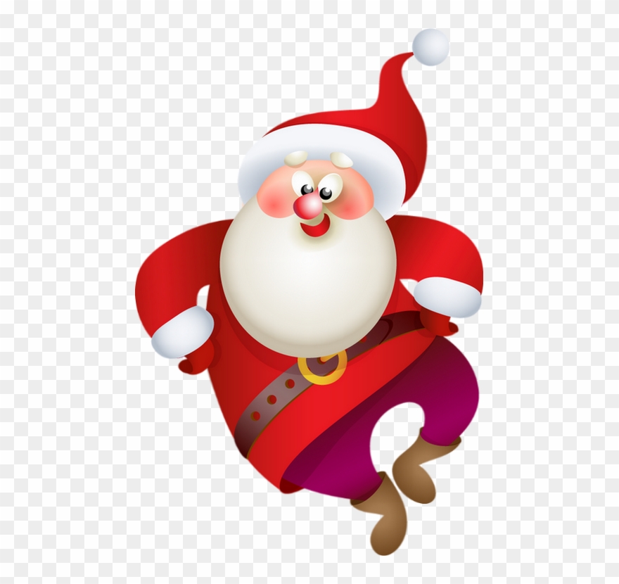 Happy New Year Santa 2017 Clipart