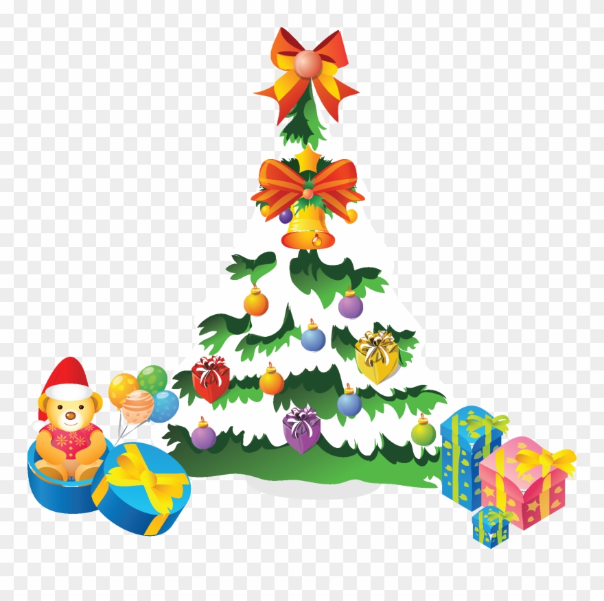 Arbres De Noël, D'hiver Et Épinettes - Christmas Clipart