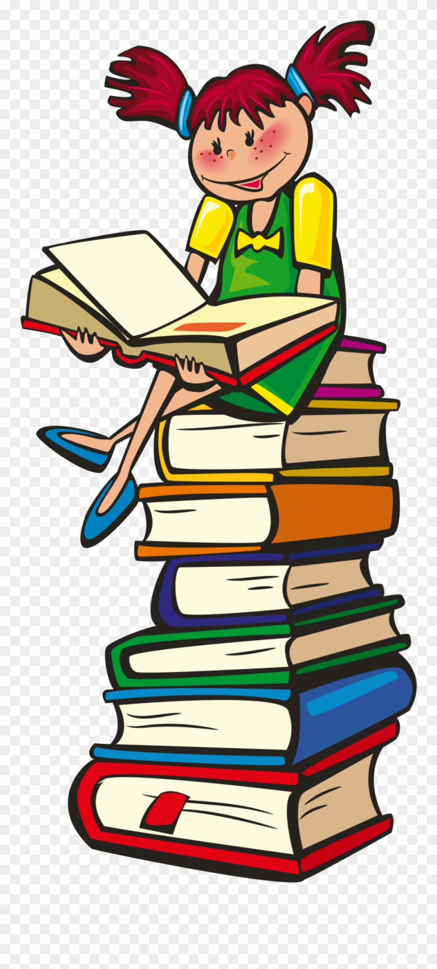 Banque Clipart Gratuite - Reading Clipart - Png Download