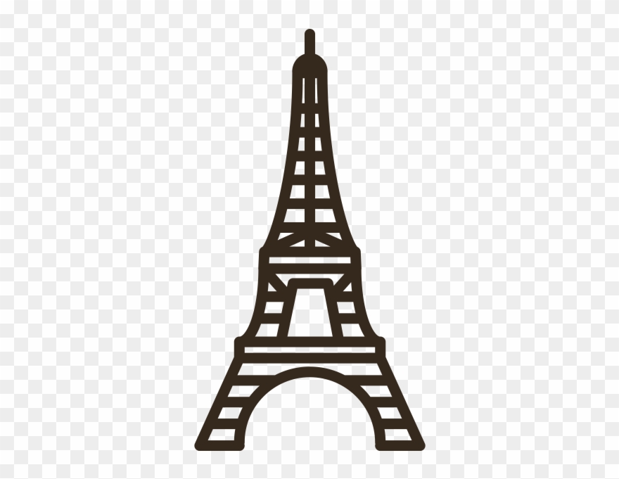 Eiffel Tower Minimalist Clipart