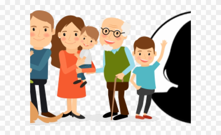 Pilot Clipart Extended Family Member - Big Family Icon Png Transparent Png