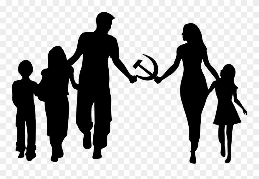 Family Holding Hands Png - Hands Holding Hammer And Sickle Clipart