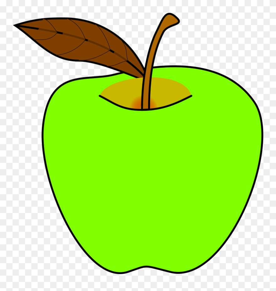 Green Apple Clipart Has - Png Download