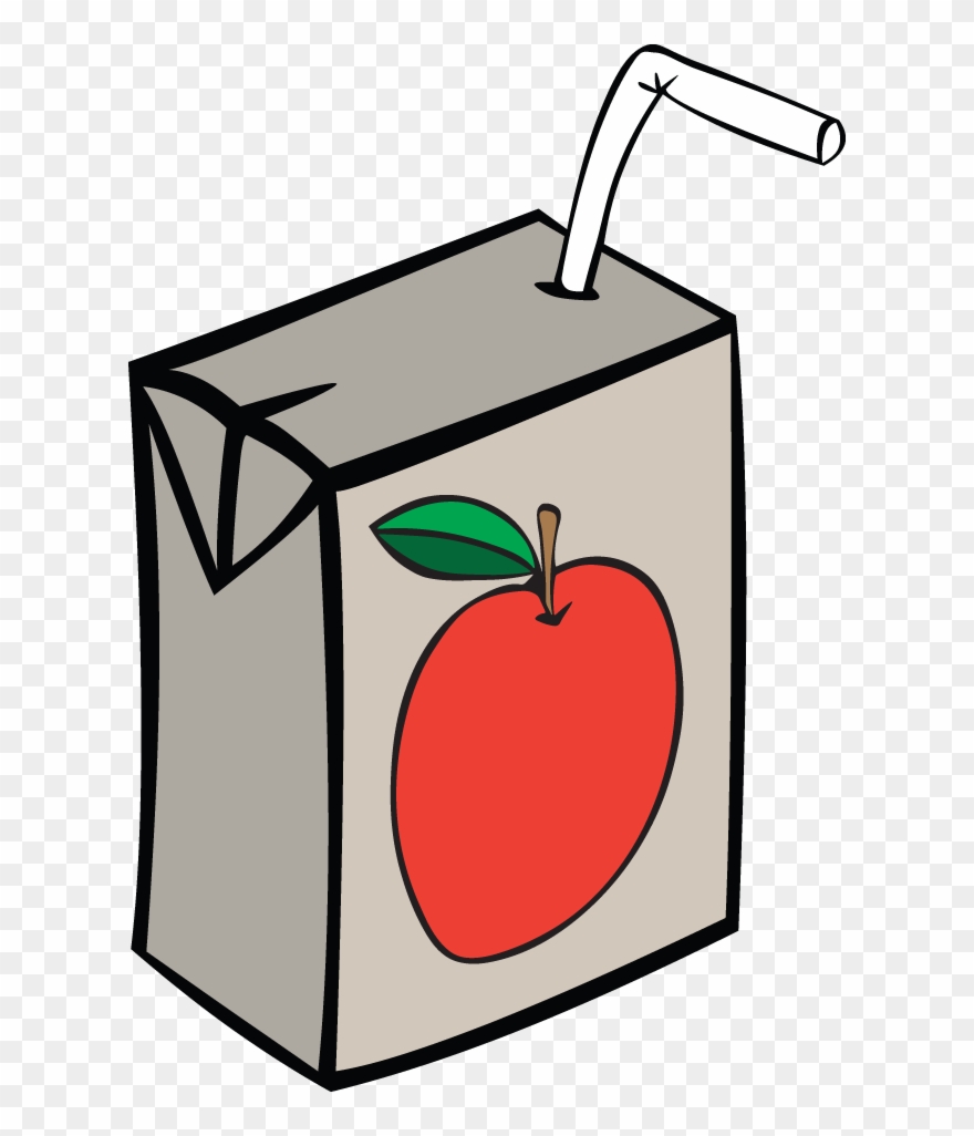 Apple Juice Box - Juice Box Clipart Png Transparent Png