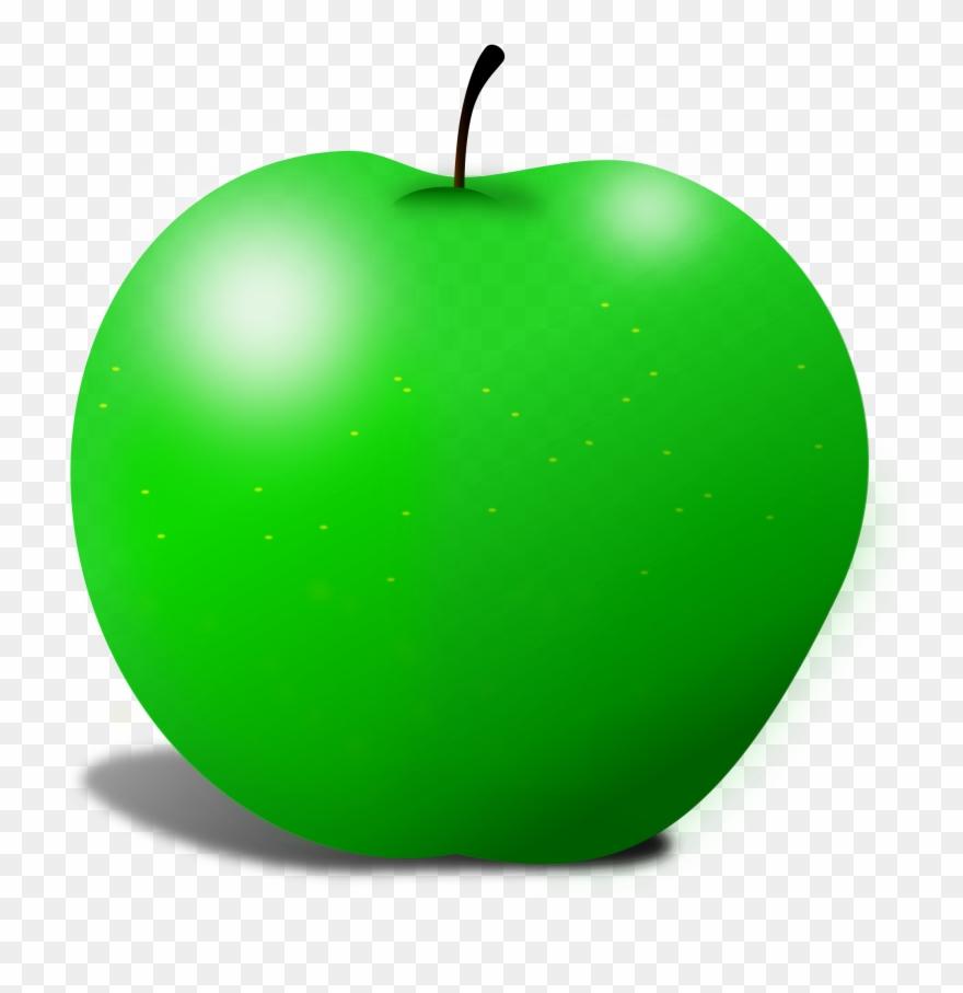 Granny Smith Green Apple Drawing Food - Clip Art - Png Download