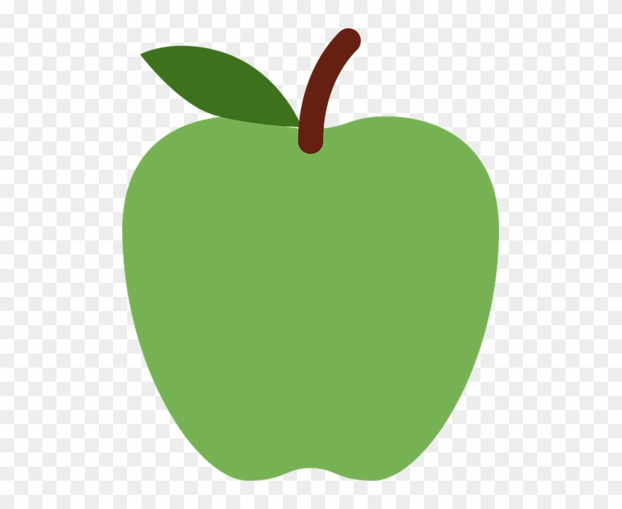 Green Apple Vector Png Svg Library Download - Maça Verde Png Clipart