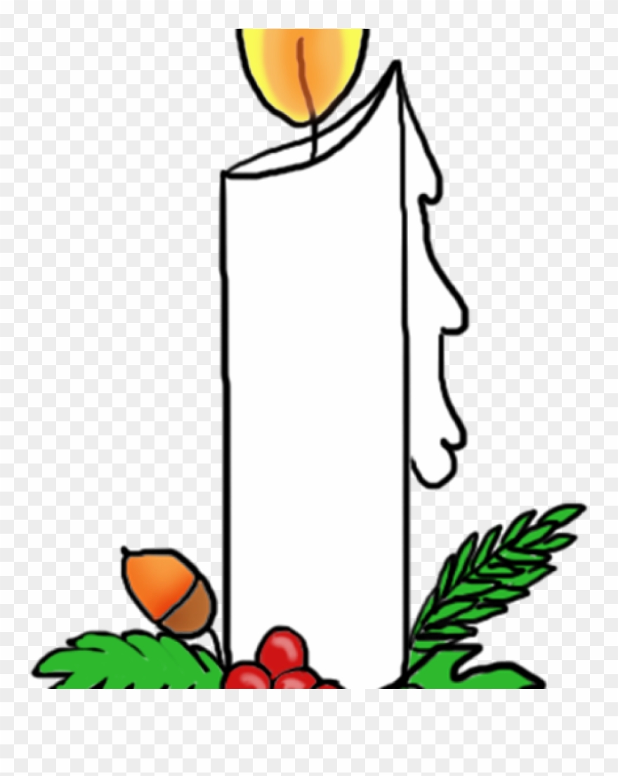 Free Candle Clipart Candle Clipart At Getdrawings Free - Merry Christmas Clip Art - Png Download