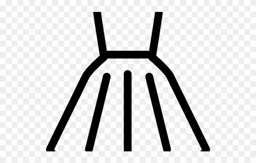 White Dress Clipart Icon White - Girls Top Icon Png Transparent Png