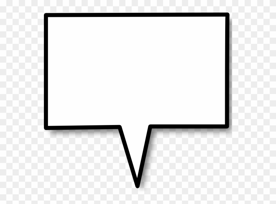 Download Rectangular Callout Clipart Callout Clip Art - ช่อง คำ พูด สี่เหลี่ยม - Png Download