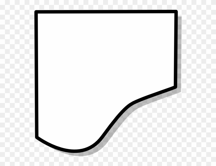 White Curvy Shape Png Clipart