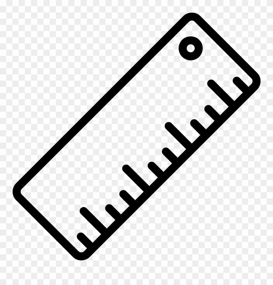 Drawing Rulers Easy - Ruler Icon Clipart