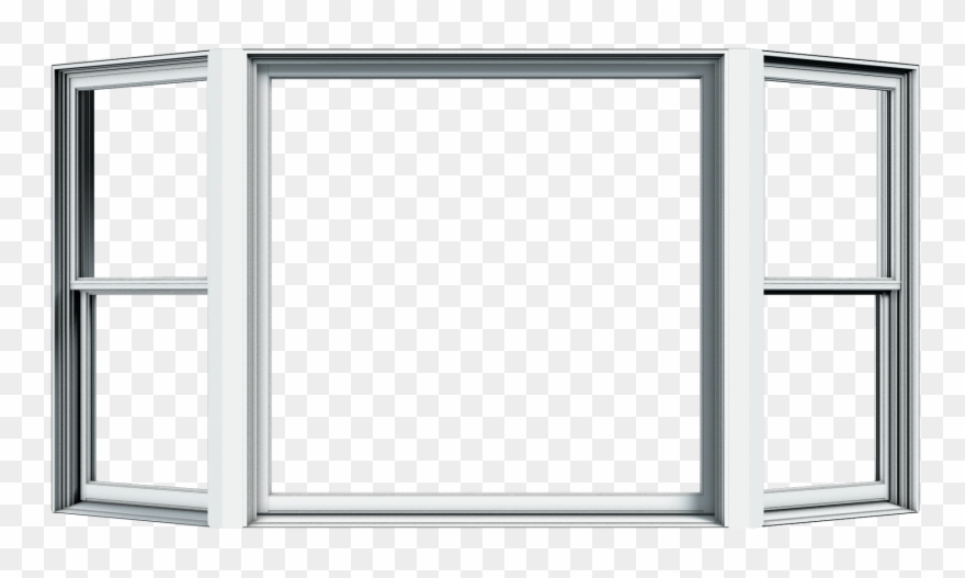 Window Frame Vector - White Wood Window Png Clipart