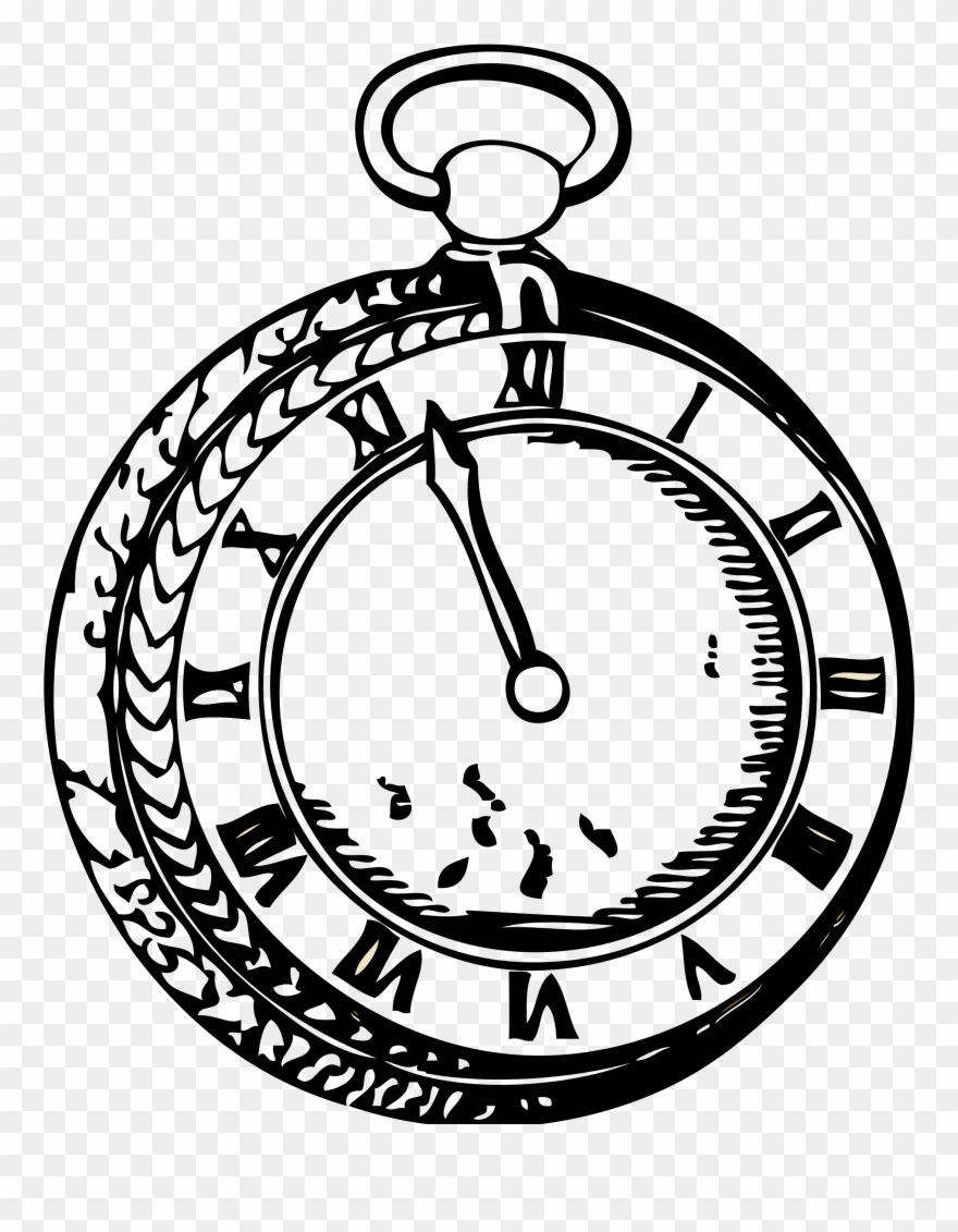 Download Watch Clipart Black And White Png Download (494032