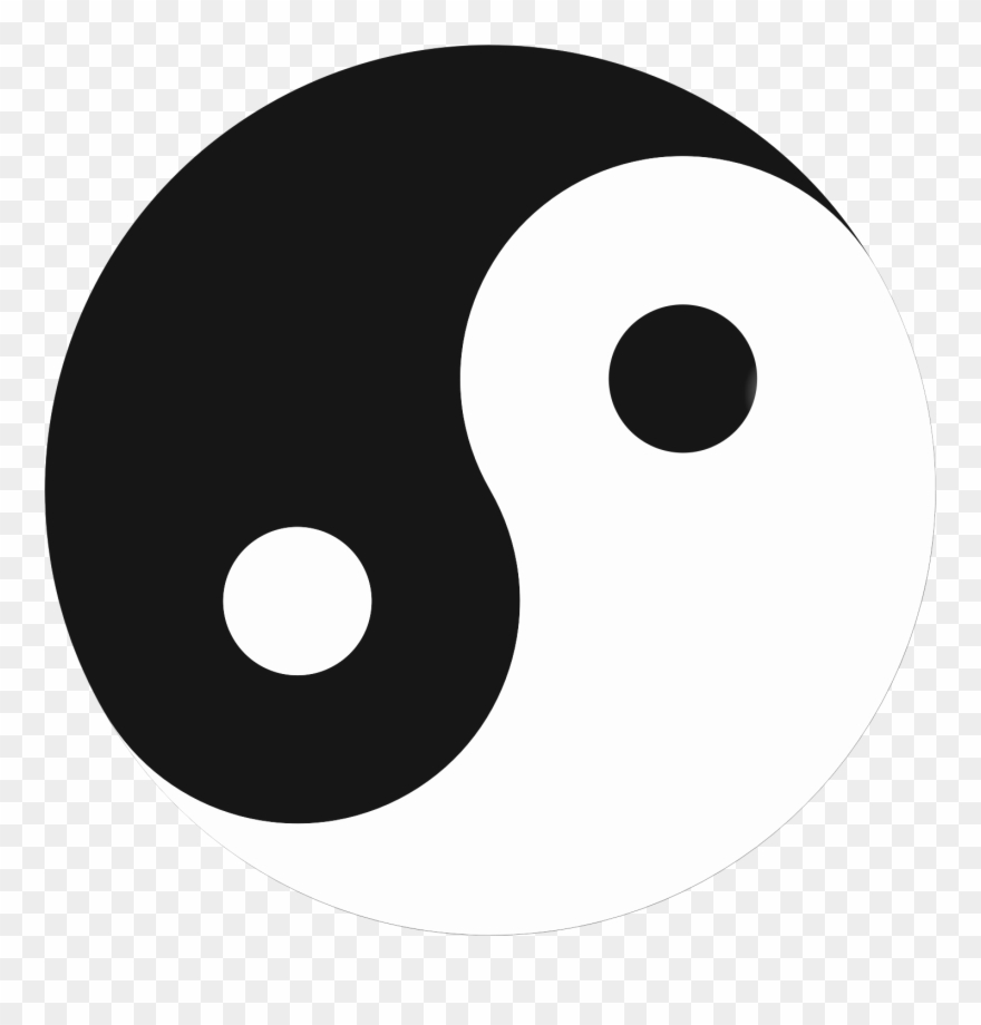 Clip Art Details - Chinese Good And Bad Symbol - Png Download