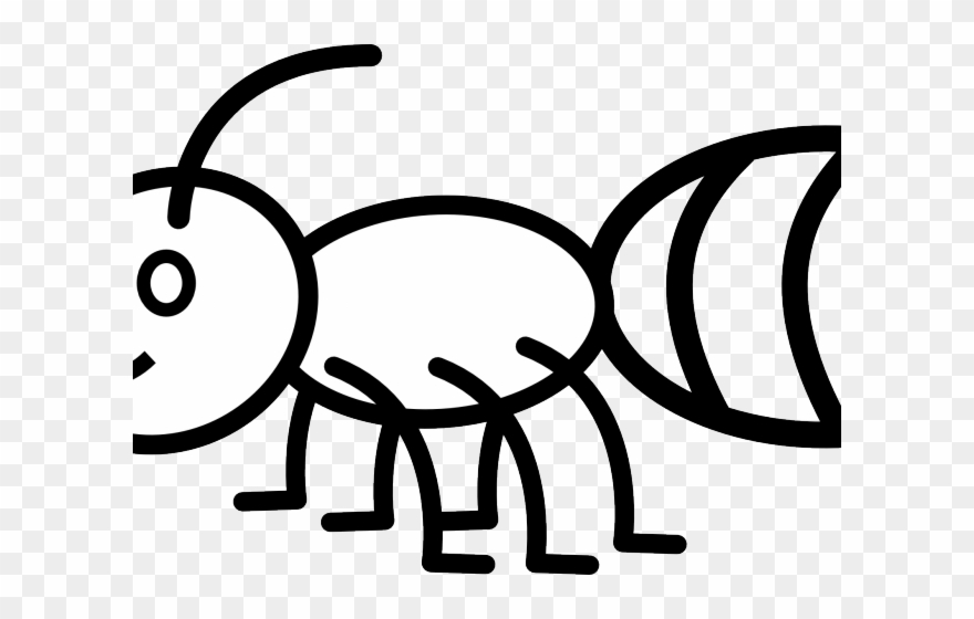 Ants Clipart Carton - Ant Picture For Colouring - Png Download