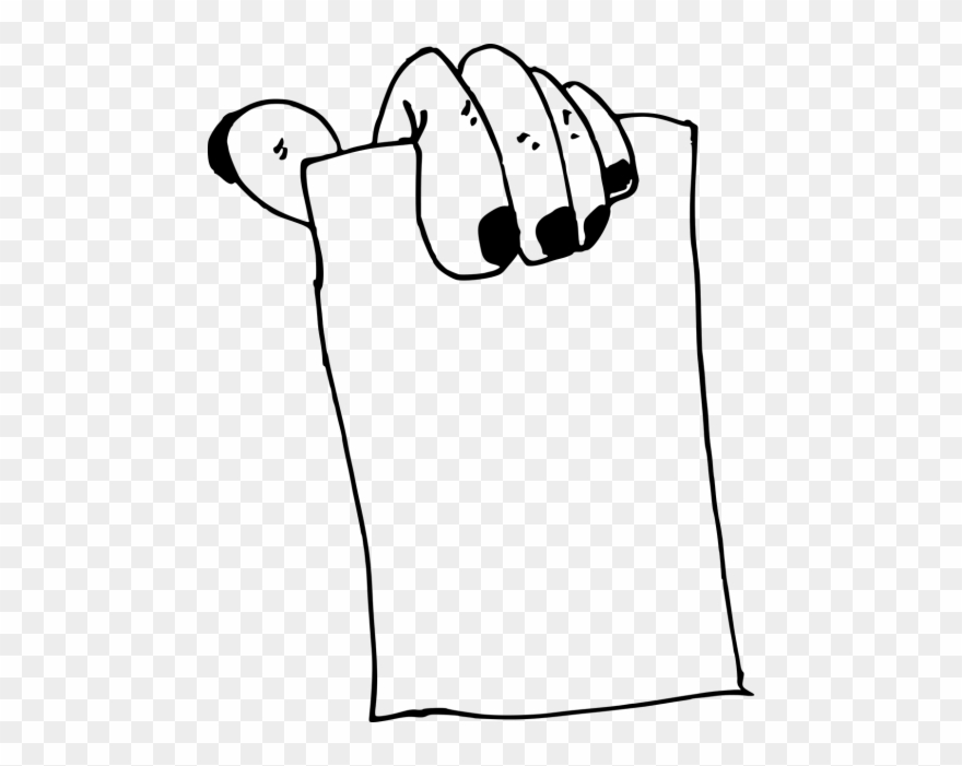 Vector - Cartoon Holding Paper Png Clipart