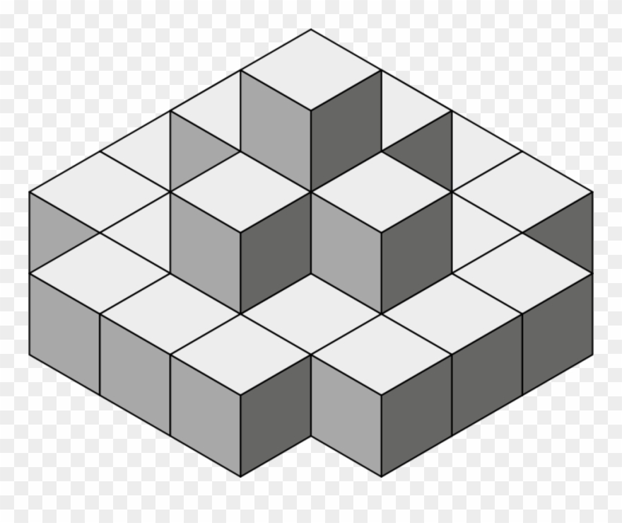 Soma Cube Symmetry Regular Polytope Black And White - Cube Clipart