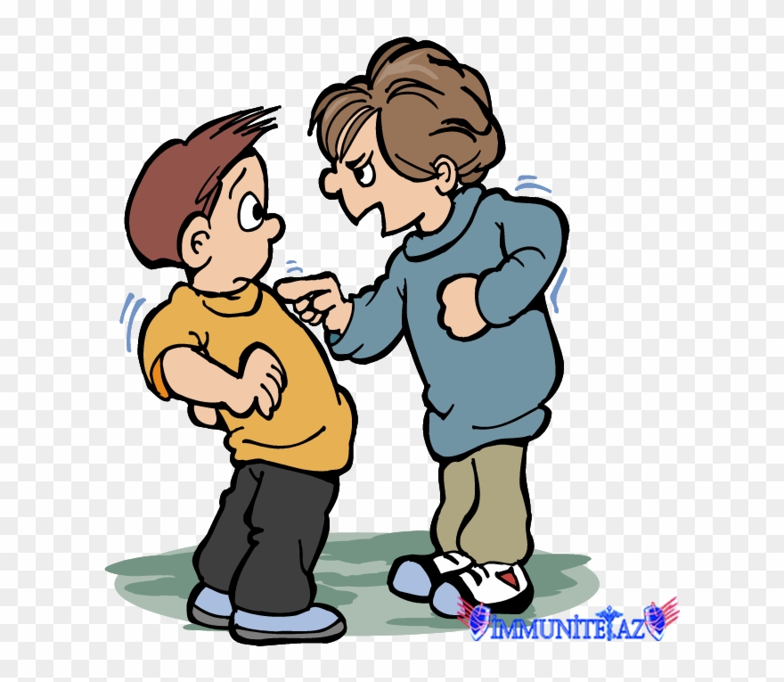 Sandy Broadburger Meets The School Bully Clipart