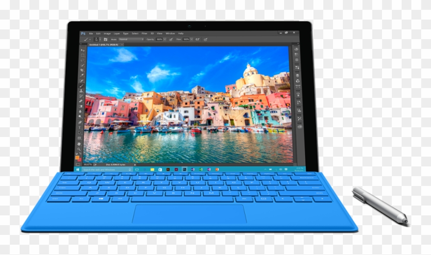 Black And White Stock Entry Level Surface The - Surface Pro 4 Face Clipart