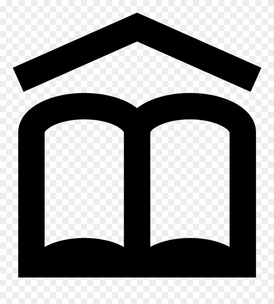 Clipart School Icon - School Symbol On Map - Png Download