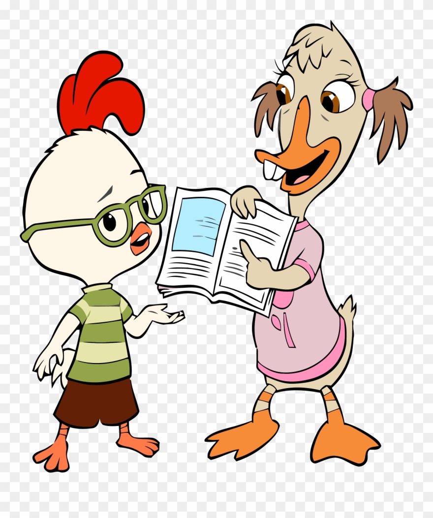 Chicken Little Abby Mallard Book Clipart Png - Chicken Little And Abby Mallard Transparent Png