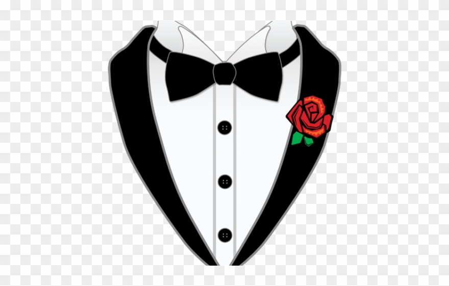 Tuxedo Groom Or Groomsman Wedding Party T Shirt Clipart