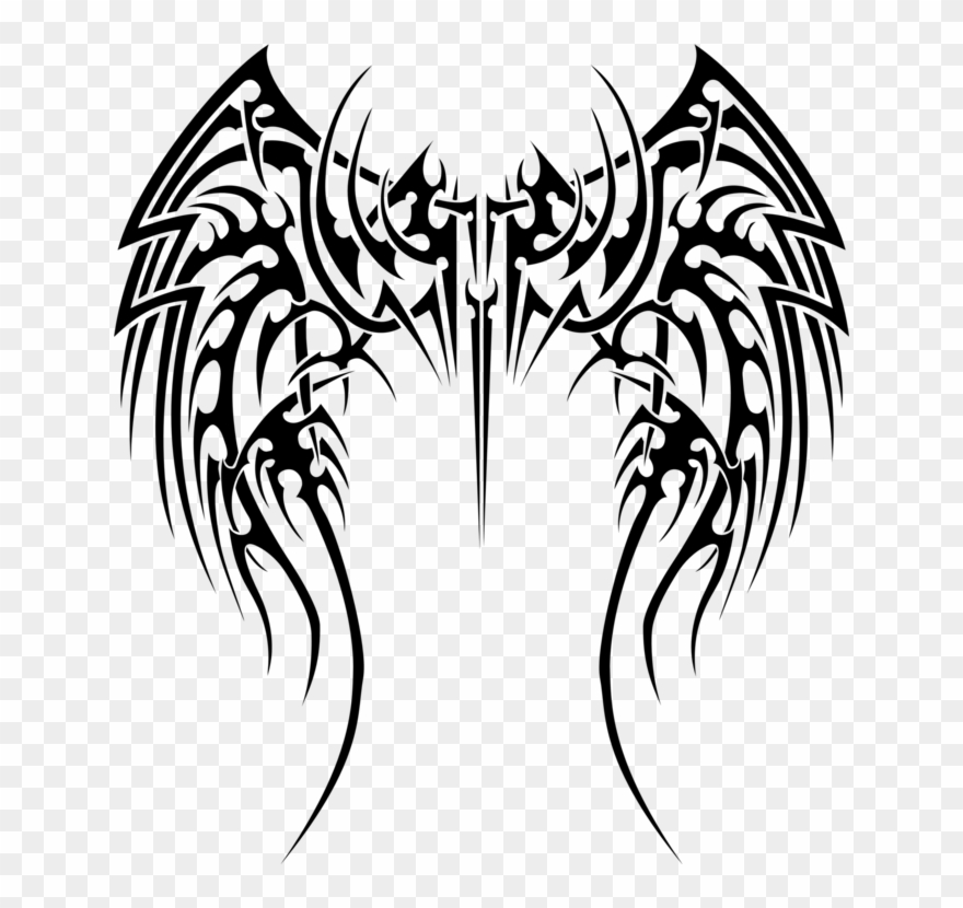 Tattoo Removal Flash Tattoo Artist Symbol - Dragon Wings Tattoo Designs Clipart