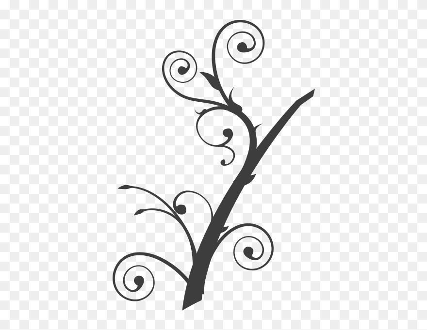 Branch Drawing Tree Silhouette Computer Icons - Tree Branch Clip Art - Png Download