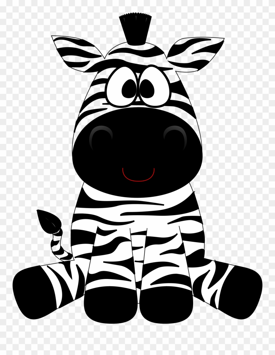 Animali Da Safari, Disegno A Zebra, Stampe Zebrate, - Funny Zebra Drawing Clipart