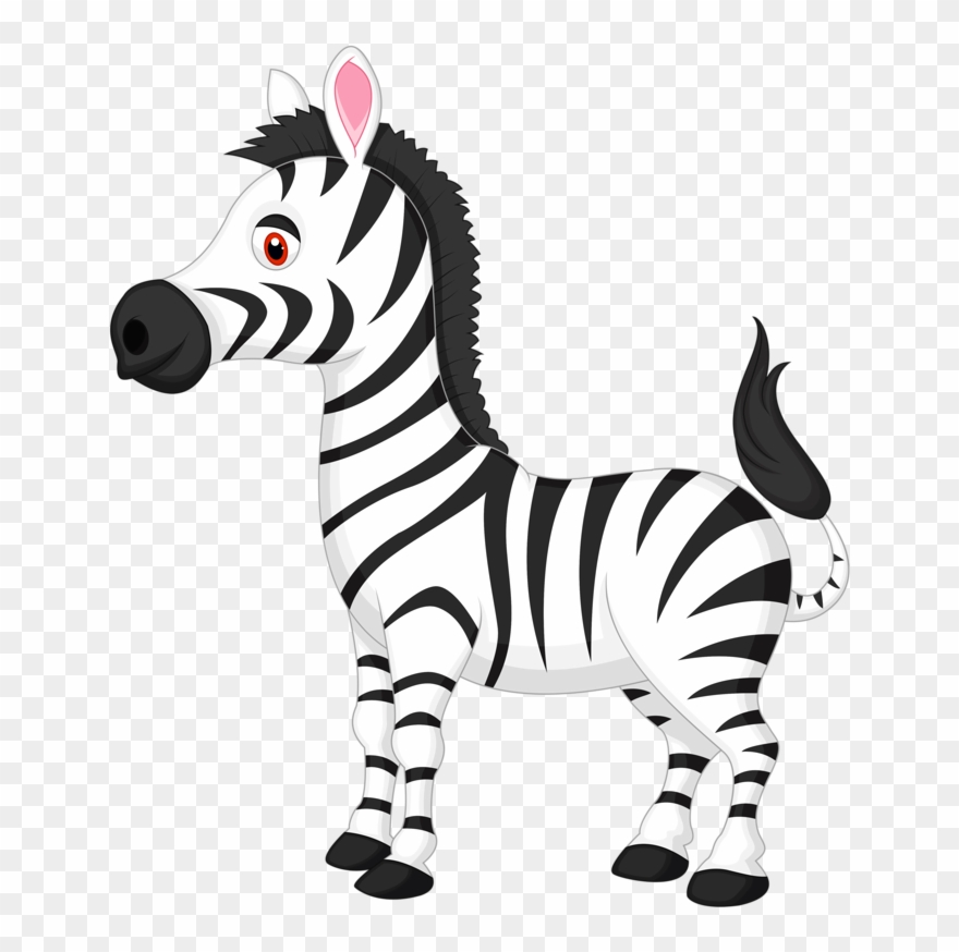 ‿✿⁀°zebra * Like°‿✿⁀ Zebra Clipart, Pink Zebra - Zebra Cartoons - Png Download