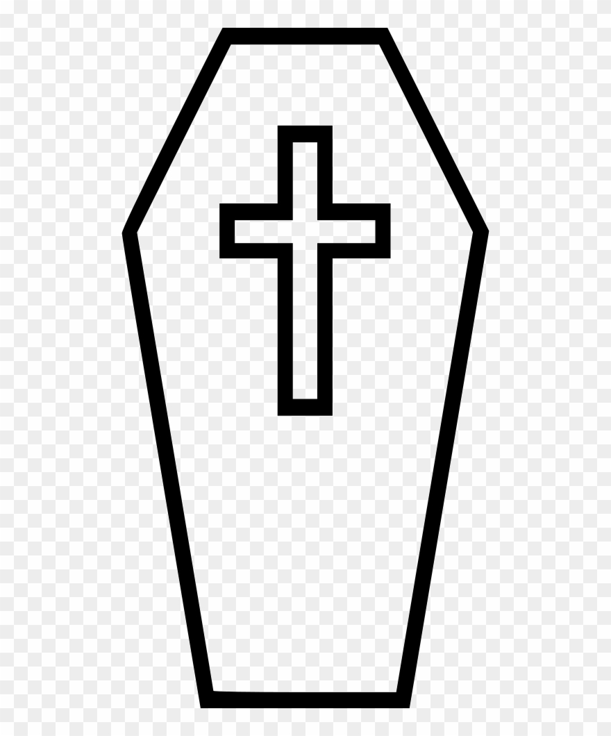 Jpg Free Library Coffin Vector Flash Art - Transparent Outline Of Bible Clipart