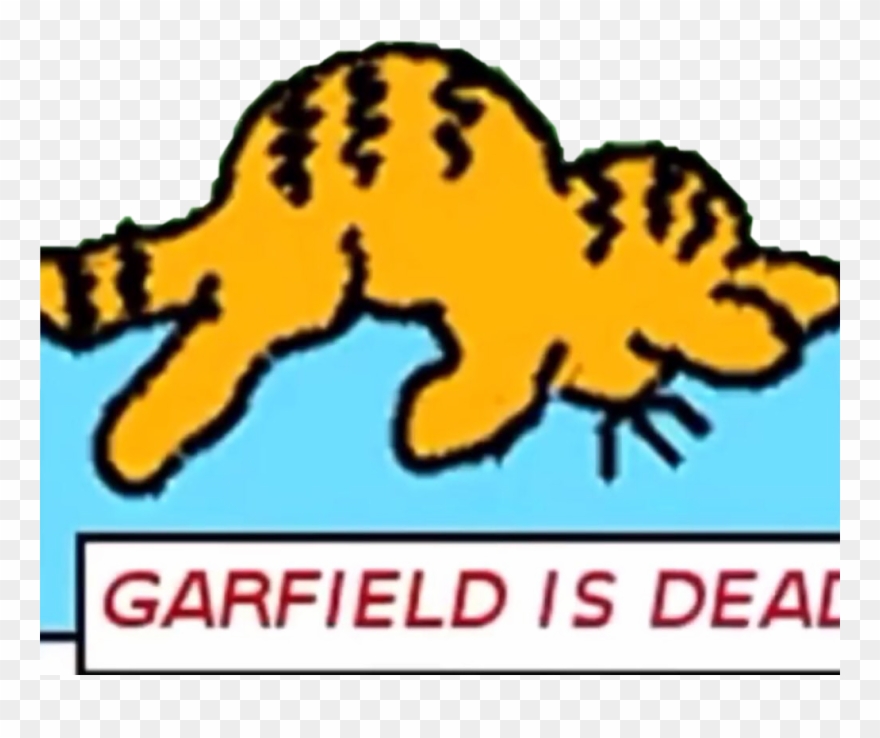 Garfield Dead Garfild Freetoedit Clipart