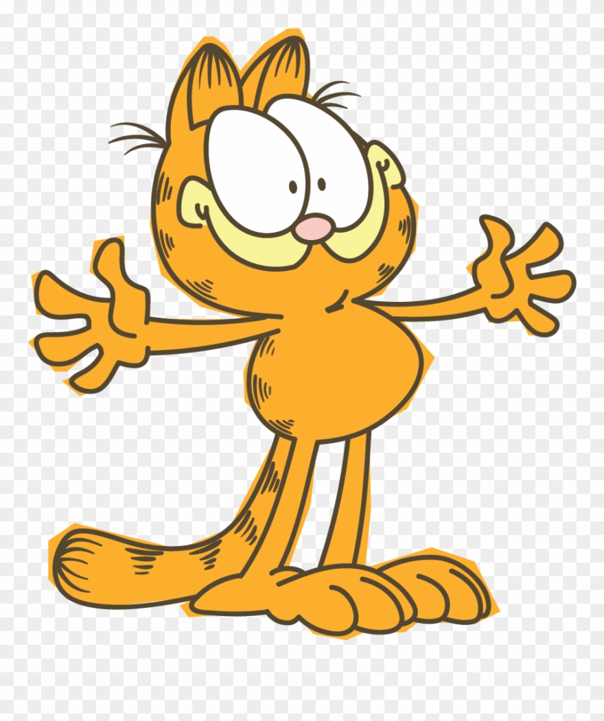 Garfield Line Messaging Sticker - Messaging Apps Clipart