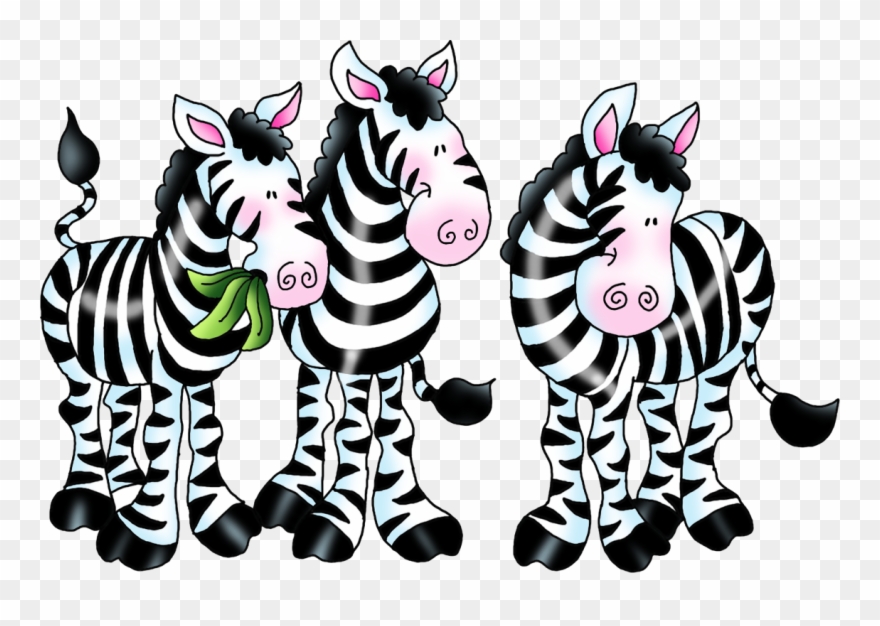 Zebra Clipart Jungle Themed - Jungle - Png Download