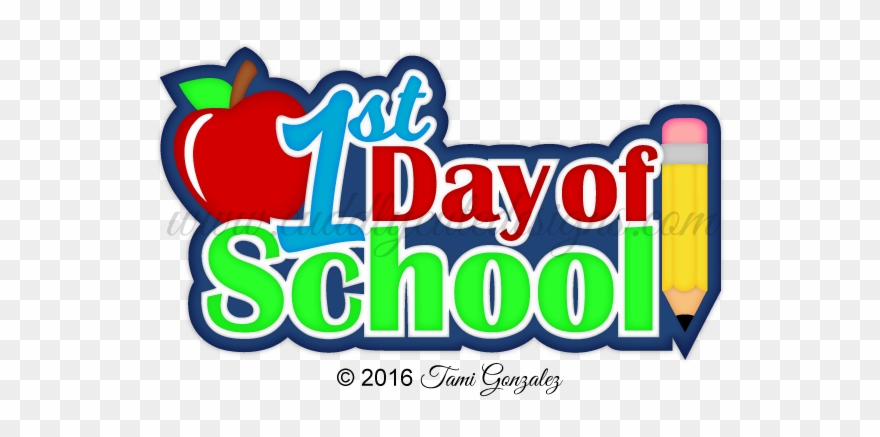 St Day Of School - Royalty-free Clipart
