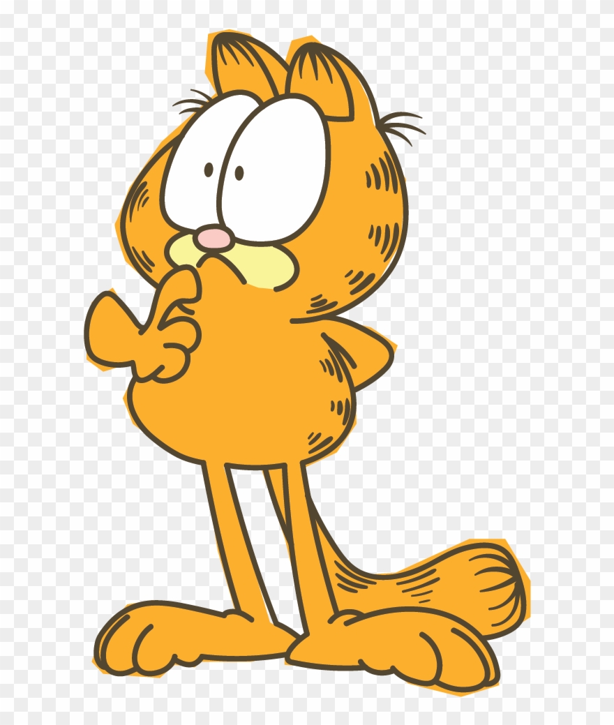 Garfield Line Messaging Sticker - Messaging Apps Clipart