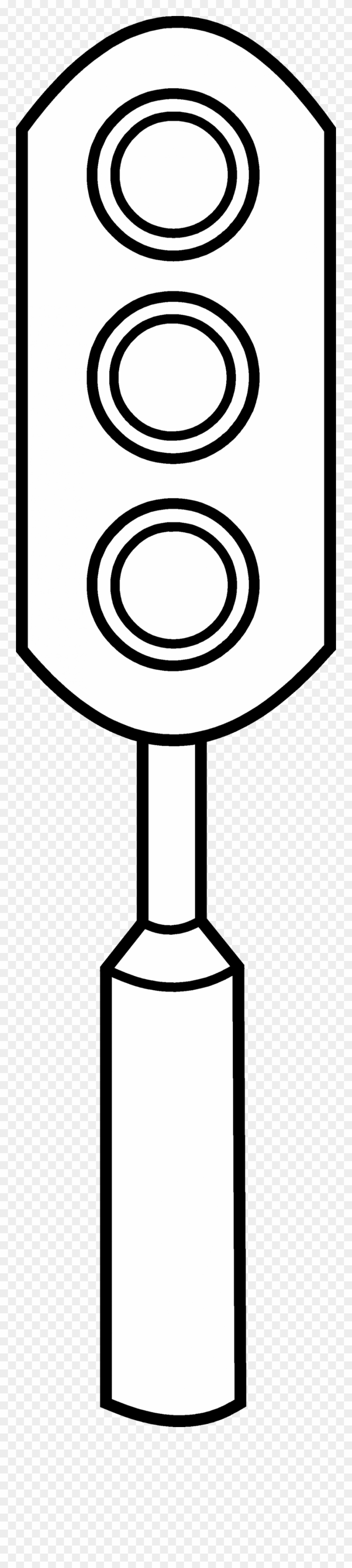 Clip Art Traffic Light Black And White Clipart Traffic - Traffic Light Line Art - Png Download