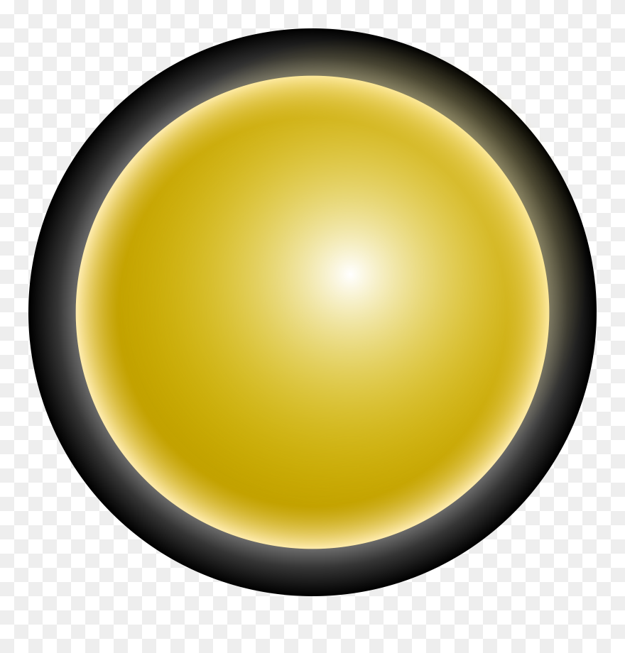 Traffic Light Amber Electric Light Yellow - Yellow Stop Light Clip Art - Png Download