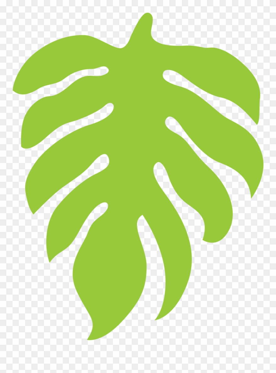 2019 Light Green Jungle Leaf - Clip Art Jungle Leaves - Png Download